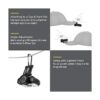 Claymore Capon 120D Luz recargable con clip multiusos_5