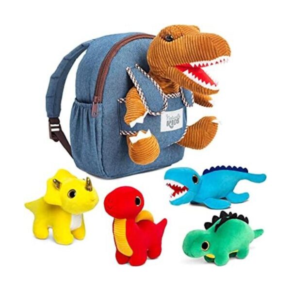 Naturally KIDS Juego de juguetes de peluche de dinosaurio_1
