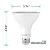 Luxrite Juego de 6 bombillas LED PAR30 equivalente a 75_4