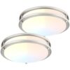 DAKASON Paquete de 2 lámparas de techo LED de montaje_1