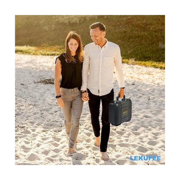 LEKUFEE Funda rígida compacta e impermeable compatible con