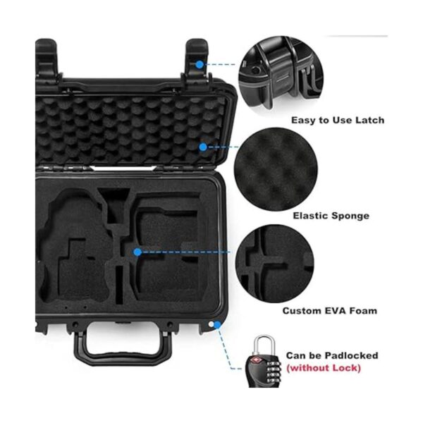 LEKUFEE Funda rígida compacta e impermeable compatible con