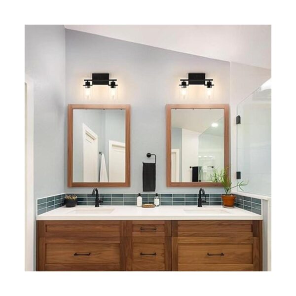EDISHINE Lámpara de tocador de baño 2 lámparas de baño_4