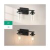 EDISHINE Lámpara de tocador de baño 2 lámparas de baño_3