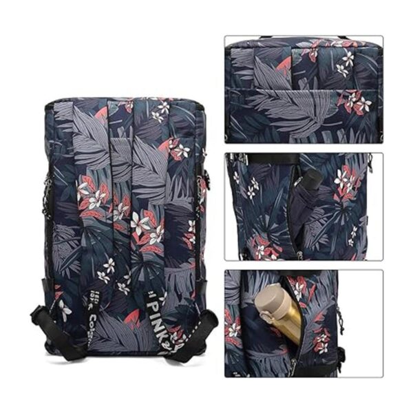Floral Gym Duffle Bag Backpack 4 ways for Women Waterproof_3