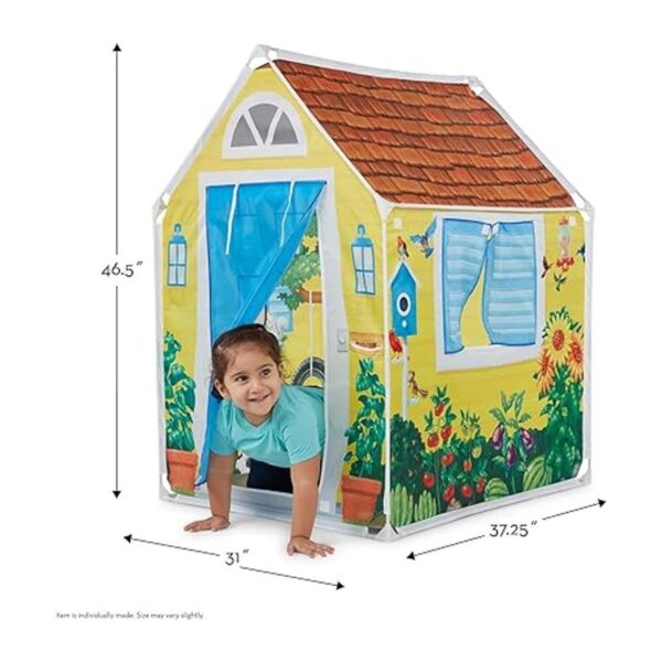 Melissa Doug Tienda de campaña acogedora de tela de casa_5