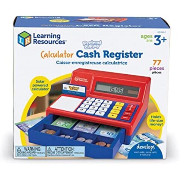 Learning Resources Caja registradora de calculadora de_1