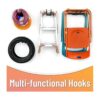 HUHOLE Ganchos para bicicleta de escalera de garaje 4_2