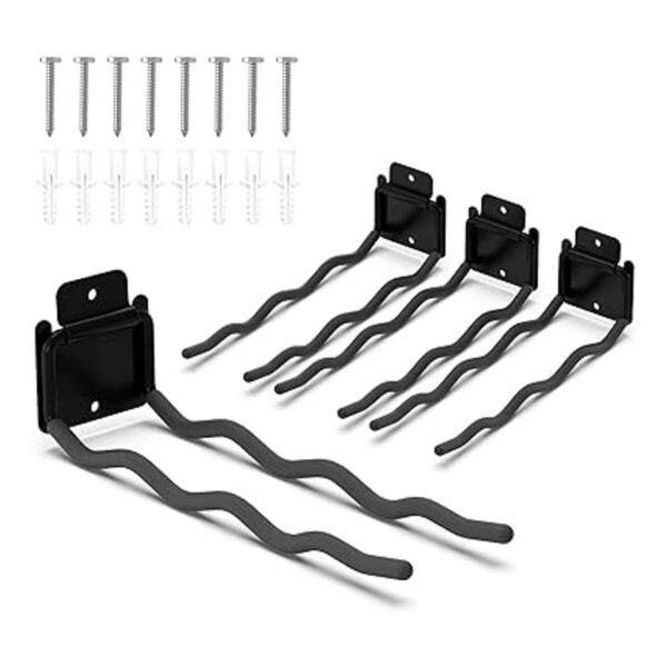 HUHOLE Ganchos para bicicleta de escalera de garaje 4_1