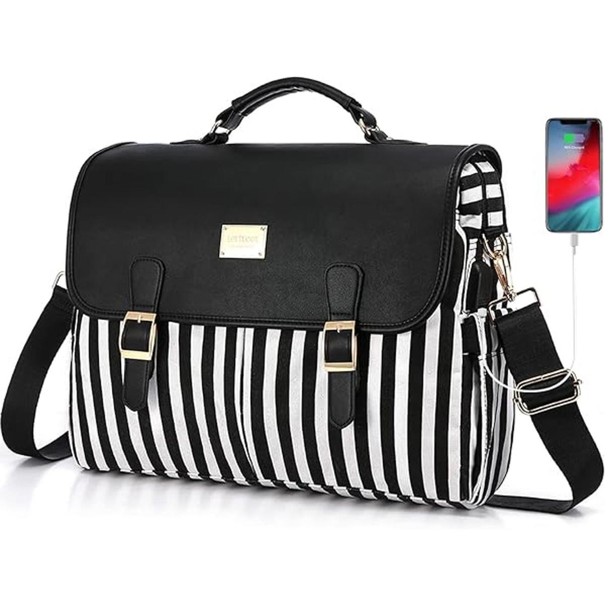 LOVEVOOK Bolsa para laptop para mujer bolsa grande para