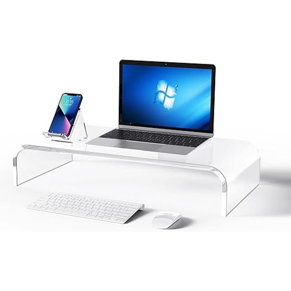 KMANDLU Soporte de monitor acrílico de alta calidad