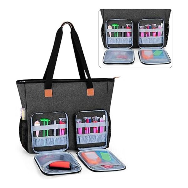 Luxja Funda de transporte para accesorios de pintura de