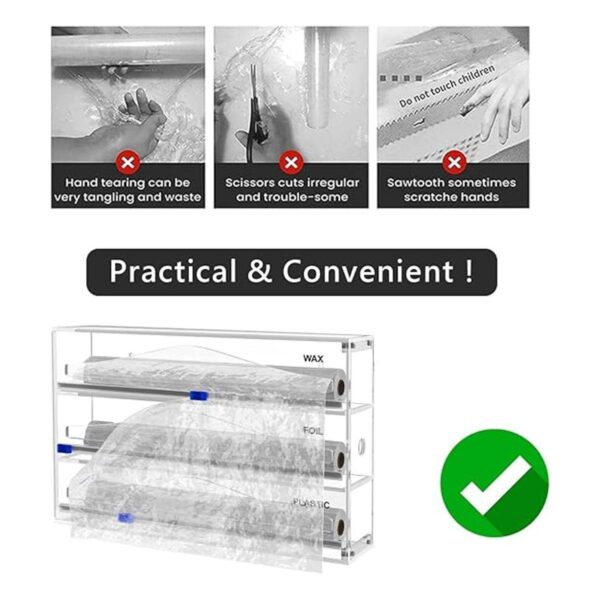 KDSKSC Organizador de papel de aluminio para cajón con 12_6