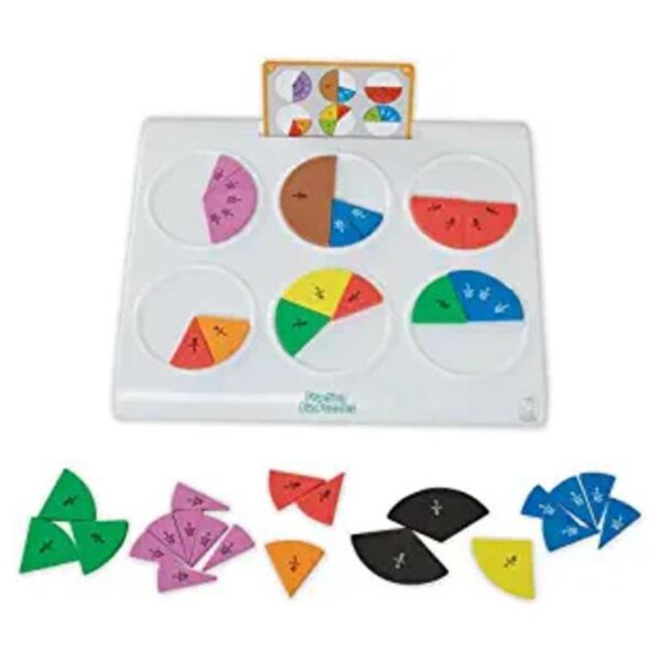 Educational Insights fracción pie Puzzles Multiple