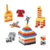 LOONGON Juego de bloques de ladrillos clásicos a granel_4