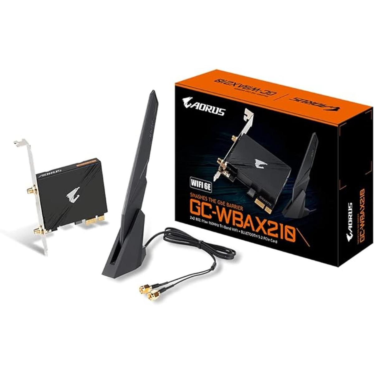 GIGABYTE WiFi 6E GCWBAX210 2x2 802.11axTriBand WiFi