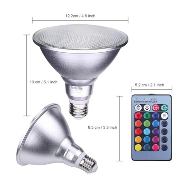 PAR38 Foco LED para luz familiar de 30 W que cambia de_2