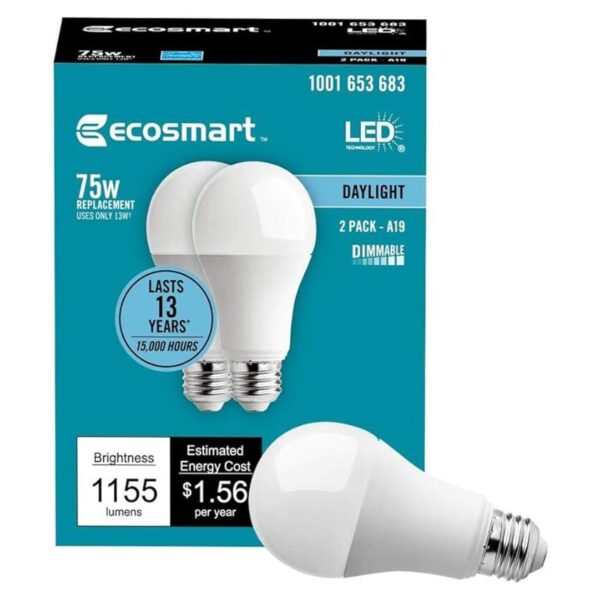 Ecosmart Bombilla LED regulable de 75 W 1155 lúmenes_2