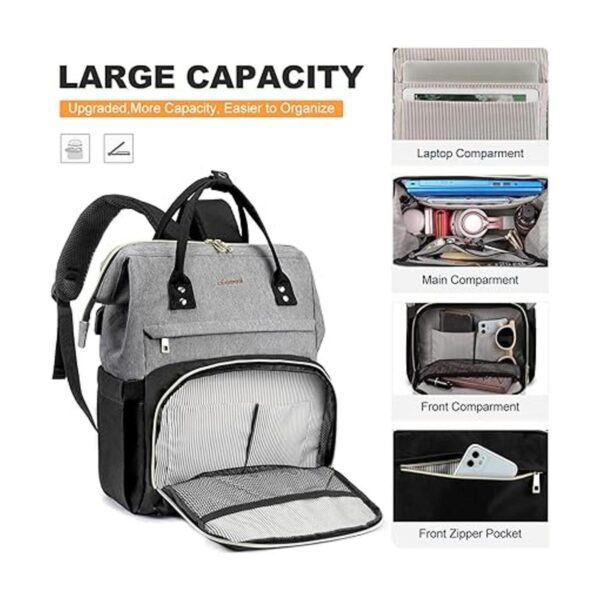 LOVEVOOK Mochila para ordenador portátil para mujer de_3