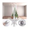 Decoración para árbol de Navidad con estrella iluminada_3