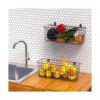 MaraFansie Extragrande Cesta de alambre para colgar en