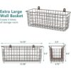 MaraFansie Extragrande Cesta de alambre para colgar en