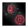 Globact 4 ruedas de 1.9 pulgadas RC Beadlock RC Rim Hub RC_3