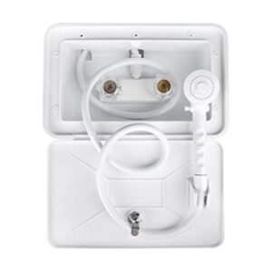 OYMOV Caja de ducha exterior con cerradura para_1