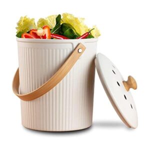 LALASTAR Contenedor de compost de cocina con tapa hecho_1