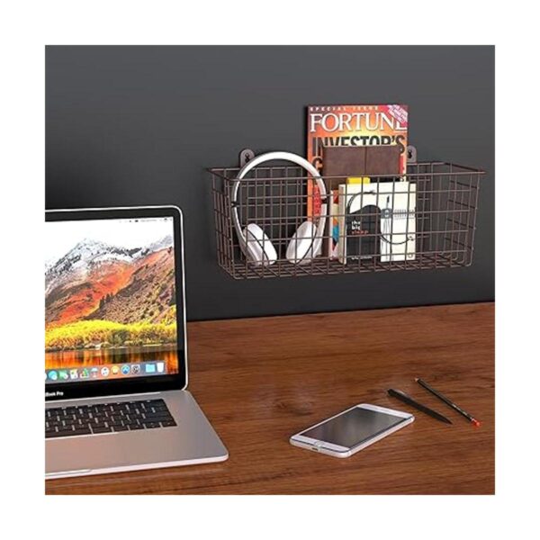 MaraFansie Extragrande Cesta de alambre para colgar en
