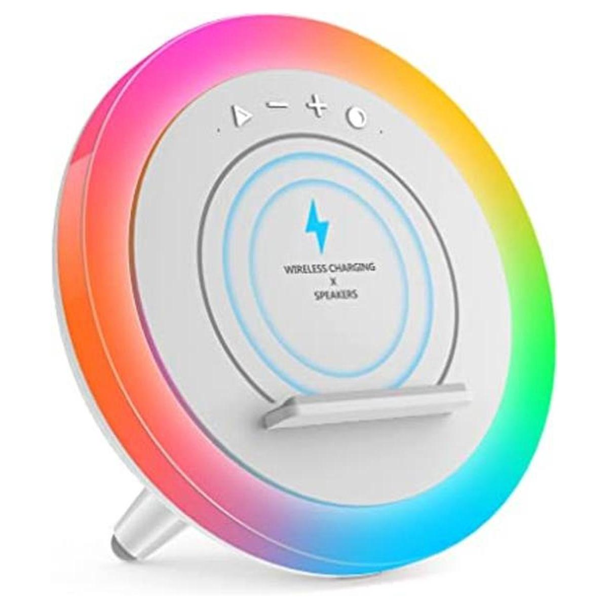 Luces nocturnas con altavoz Bluetooth altavoz inalámbrico
