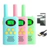 POKPOW Walkie Talkies recargables para niños 22 canales_1