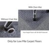 HOMEK Alfombra con tachones 30 x 48 pulgadas resistente_2