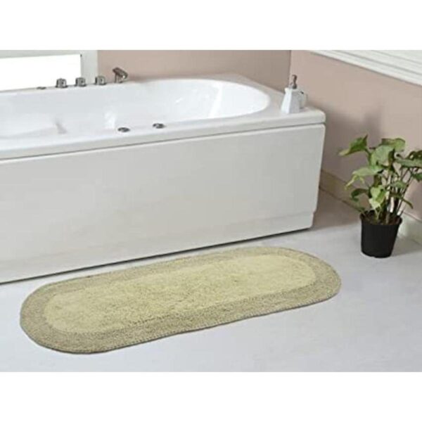 Home Weavers Colección Double Ruffle Alfombra de baño
