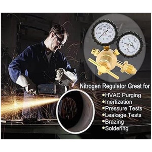 NAKAO Regulador de nitrógeno 0600PSI CGA580 entrada