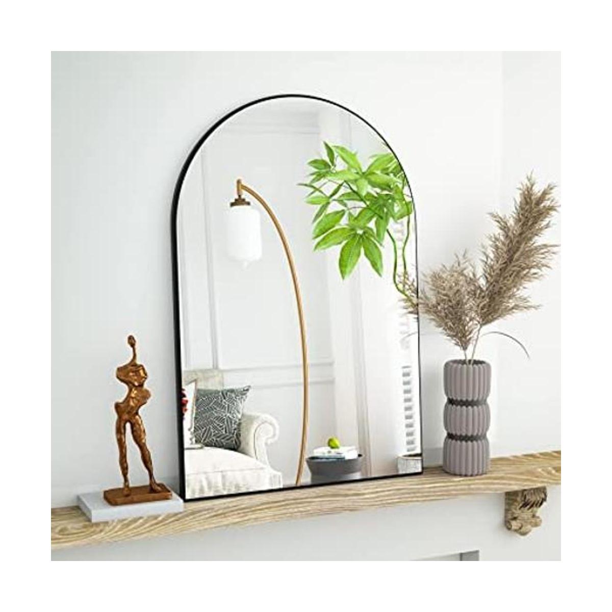 HARRITPURE Espejo de arco de 20 x 30 pulgadas espejo de