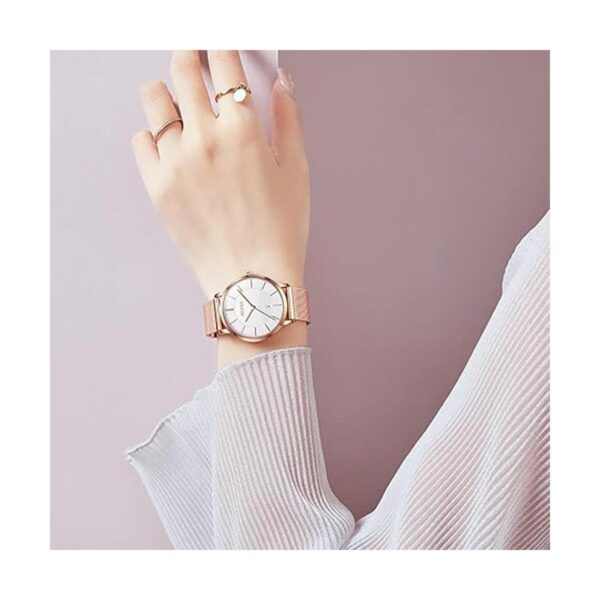 OLEVS Juego de reloj para mujer con moderno vestido_2