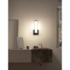 Aplique de pared negro para decoración de casa luces LED_2