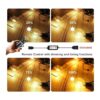 HISTAR Tira de luces LED para exteriores 30 pies_3