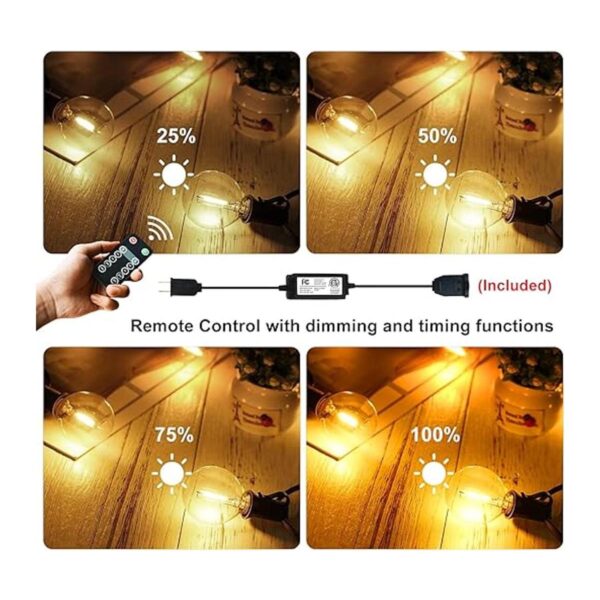 HISTAR Tira de luces LED para exteriores 30 pies_3