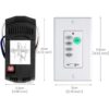 Kits de control remoto universal UC9050T para ventilador_6