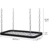 JACKCUBE DESIGN Estante de techo colgante para ollas y
