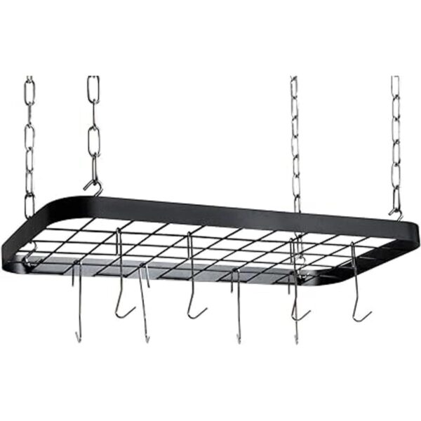 JACKCUBE DESIGN Estante de techo colgante para ollas y