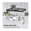 JACKCUBE DESIGN Estante de techo colgante para ollas y