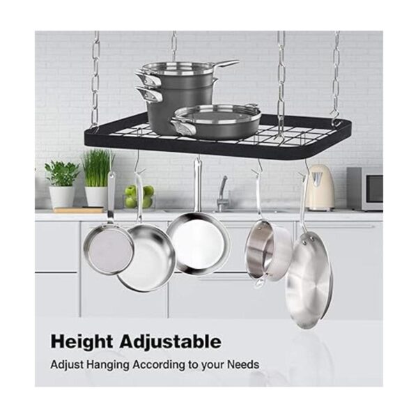 JACKCUBE DESIGN Estante de techo colgante para ollas y