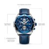 Megir Relojes para hombres Elegante Casual Ejército_4