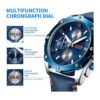Megir Relojes para hombres Elegante Casual Ejército_2
