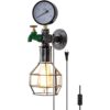 Lovefindahome Lámpara de pared industrial con enchufe E26_1