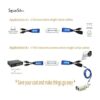 4 pares de combinadores de cables Ethernet Cat5e Cat6_4