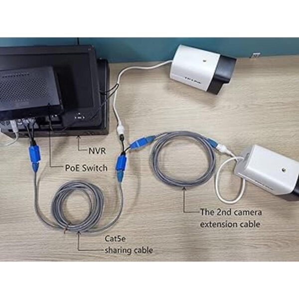 4 pares de combinadores de cables Ethernet Cat5e Cat6_5